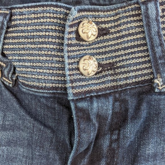 Seven 7 Womens Bootcut Jeans Medium Wash Size 4 - Picture 3 of 6